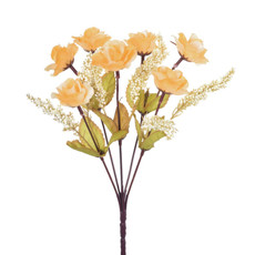 Imagem de BUQUÊ MINI ROSA X5 AMARELO 11X28CM GRILLO 49138 - Grillo Ltda