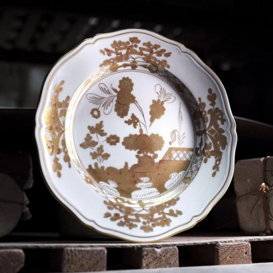 Imagem PRATO RASO EM PORCELANA ORIENTE ITALIANO AURUM 26,5CM