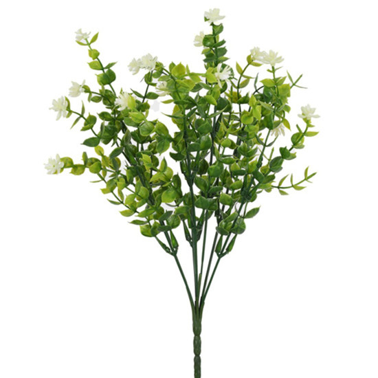 Imagem BUQUÊ  MINI FOLHAS E BOTÕES X7 VERDE 21X37CM GRILLO 52990