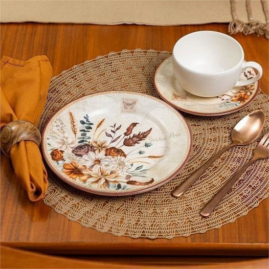 Imagem LUGAR AMERICANO SERENA 38CM AVULSO TAUPE 