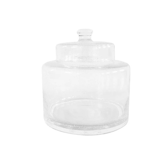 Imagem POTE DE VIDRO TRANSPAENTE 29CM X 29CM X 29CM 