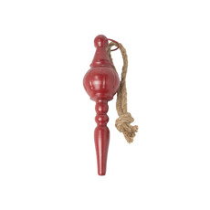 Imagem de ENFEITE NATALINO PARA PENDURAR COR VERMELHO EM METAL 30X8X8 CM - GRILLO 56730 - Grillo Ltda