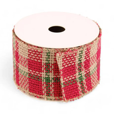 Imagem de FITA NATALINA DECORATIVA COLORIDA 6,3X4,57 CM  - Cromus Embalagens Ind. E Com. Ltda