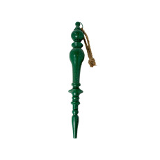 Imagem de ENFEITE NATALINO PARA PENDURAR GRANDE COR VERDE EM METAL 67X9X9 CM - GRILLO 56731 - Grillo Ltda