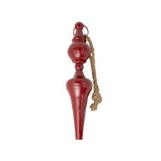 Imagem de ENFEITE NATALINO PARA PENDURAR COR VERMELHO EM METAL 40X8X8 CM - GRILLO 56729 - Grillo Ltda
