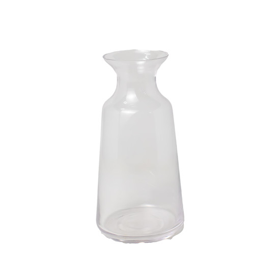 Imagem VASO DECORATIVO EM VIDRO TRANSPARENTE 20CM 