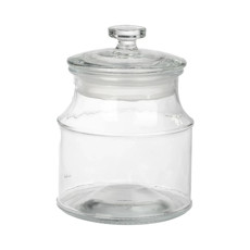 Imagem de PORTA CONDIMENTOS EM VIDRO TRANSPARENTE COM TAMPA 800ML 15X11X11 CM - Full Fit Industria Importacao E Comercio Ltda.