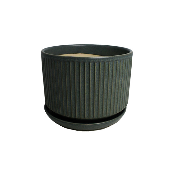 Imagem VASO DECORATIVO EM CERÂMICA VERDE 14X17 CM - GRILLO 968753