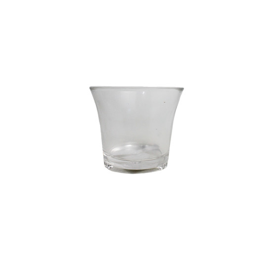 Imagem VASO DECORATIVO EM VIDRO TRANSPARENTE 10X12 CM - GRILLO 59374