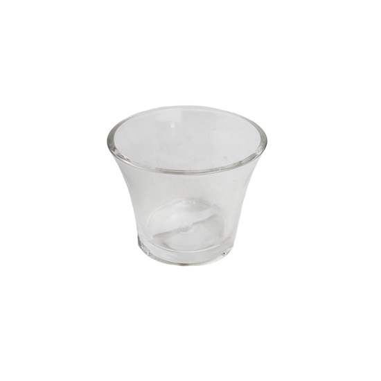 Imagem VASO DECORATIVO EM VIDRO TRANSPARENTE 10X12 CM - GRILLO 59374