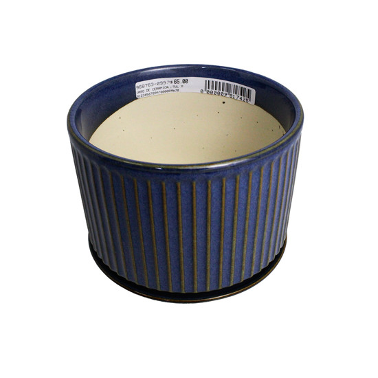 Imagem VASO DECORATIVO EM CERÂMICA AZUL 11X13 CM - GRILLO 968763