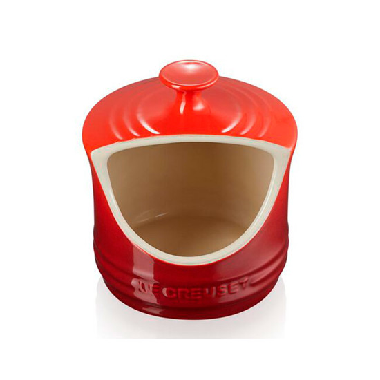 Imagem PORTA SAL EM CERÂMICA VERMELHO 13X12X12 CM - LE CREUSET
