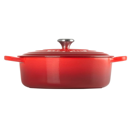 Imagem PANELA RISOTTO VERMELHA EM FERRO FUNDIDO COM TAMPA 6,4L 16X40X32 CM LE CREUSET