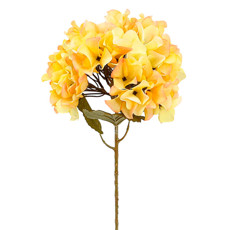 Imagem de HASTE PERMAMENTE DECORATIVA DE HORTÊNCIA PÊSSEGO EM PLÁSTICO MOLDÁVEL 60X10 CM - Grillo Ltda