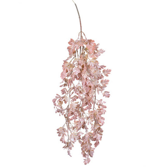 Imagem PENDENTE DE FOLHAS LARANJA PERMANENTE DECORATIVO EM PLÁSTICO 75X10 CM - GRILLO 55232