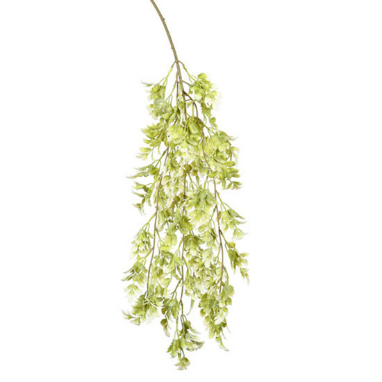 Imagem PENDENTE DE FOLHAS VERDES PERMANENTE DECORATIVO EM PLÁSTICO 75X10 CM - GRILLO 55232
