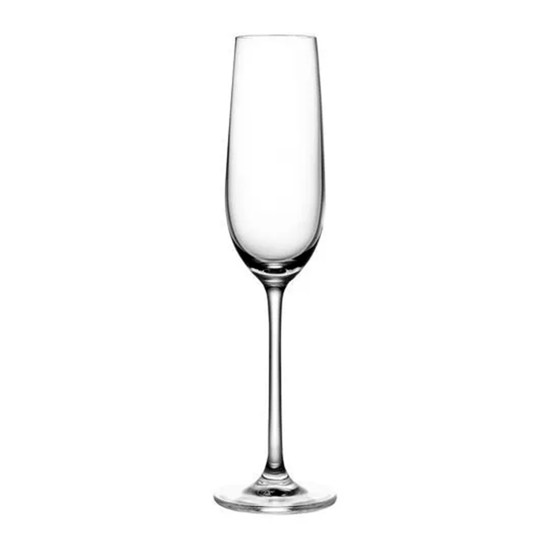 Imagem JOGO DE 2 TAÇAS BEATRIZ PARA CHAMPANHE EM CRISTAL ECOLÓGICO 250ML 26X8 CM