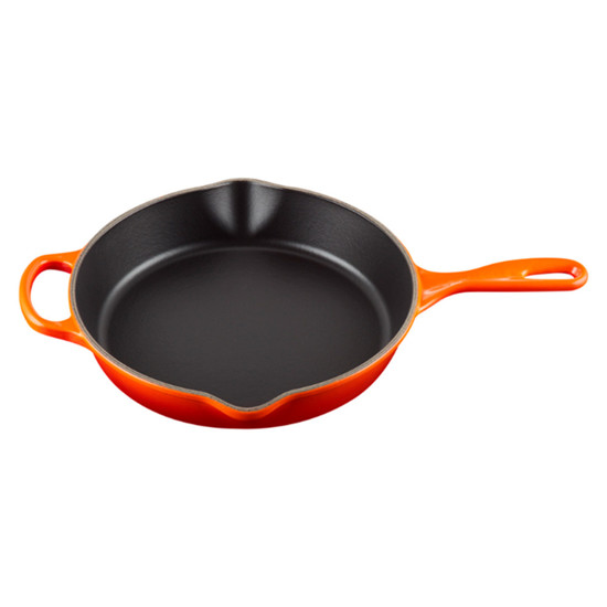 Imagem SKILLET REDONDA FUNDA SIGNATURE LARANJA COM ALÇA  - LE CREUSET