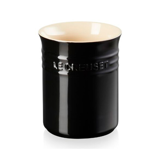 Imagem PORTA UTENSÍLIOS EM CERÂMICA BLACK ONYX 1L 16,3X11,6 CM - LE CREUSET