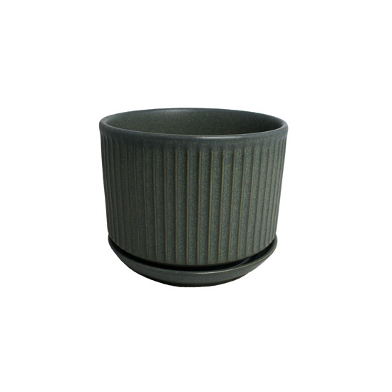 Imagem VASO DECORATIVO EM CERÂMICA VERDE 11X13 CM - GRILLO 968767
