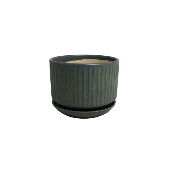 Imagem VASO DECORATIVO EM CERÂMICA VERDE 11X13 CM - GRILLO 968768
