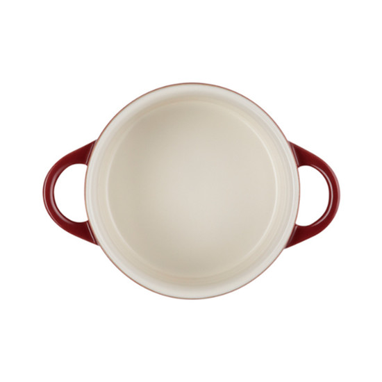 Imagem MINI COCOTTE EM CERÂMICA MARROM RHONE COM TAMPA 250ML  8X14X11 CM - LE CREUSET