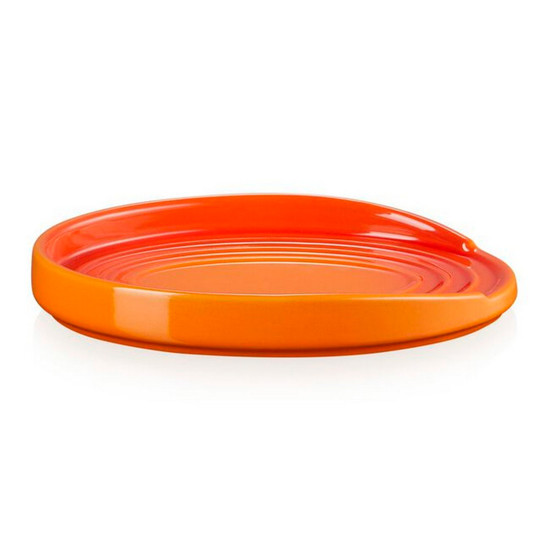 Imagem DESCANSO OVAL PARA COLHER EM CERÂMICA LARANJA 2,3X16X11,85 CM - LE CREUSET
