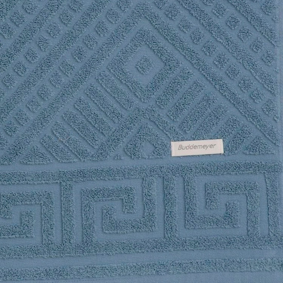Imagem TOALHA DE BANHO OLIMPO EXTRA SOFT AZUL EM ALGODÃO 150X80 CM - BUDDEMEYER