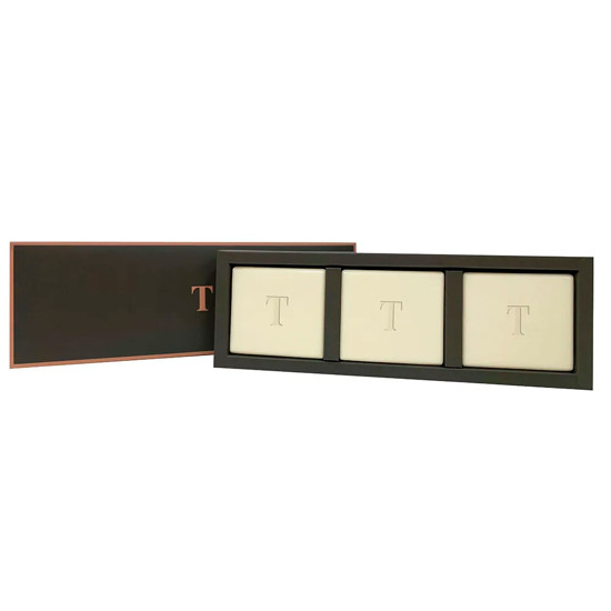 Imagem ESTOJO COM 3 SABONETES EM BARRA LA LUCE 100G - TRUSSARDI