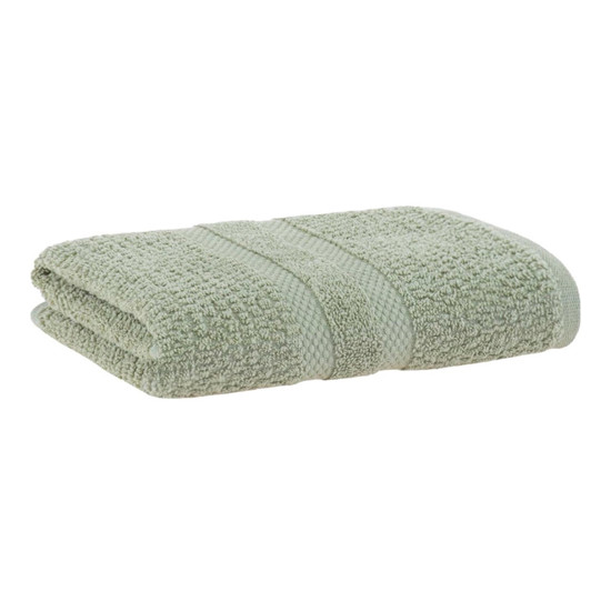 Imagem TOALHA DE ROSTO EXTRA SOFT VERDE VANILLA EM ALGODÃO 80X48 CM - BUDDEMEYER