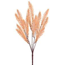 Imagem de HASTE DE FOLHAGEM LARANJA DECORATIVA PERMANENTE EM PLÁSTICO MOLDÁVEL 35X10CM GRILLO - Grillo Ltda