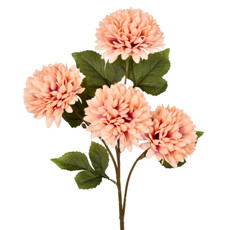 Imagem de HASTE PERMANENTE DE CRISÂNTEMO ROSA OUTONO EM PLÁSTICO MOLDÁVEL 70X16 CM - GRILLO - Grillo Ltda