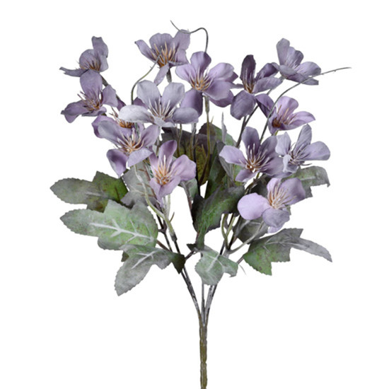 Imagem BUQUÊ DECORATIVO PERMANENTE POPPY COR LAVANDA EM PLÁSTICO 31X15 CM - GRILLO