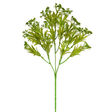 Imagem de HASTE DECORATIVA PERMANENTE DE GYPSO VERDE EM PLÁSTICO MOLDÁVEL 63X16 CM - GRILLO - Grillo Ltda