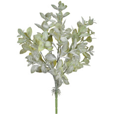 Imagem de BUQUÊ DECORATIVO DE FOLHAS PERMANENTES EM PLÁSTICO MOLDÁVEL VERDE 38X14 CM - GRILLO - Grillo Ltda