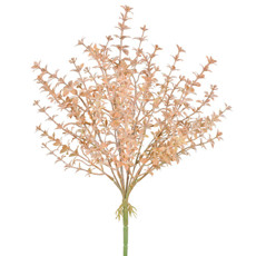 Imagem de BUQUÊ DECORATIVO DE FOLHAS PERMANENTES EM PLÁSTICO MOLDÁVEL MARROM 40X12CM - GRILLO - Grillo Ltda