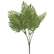 Imagem de BUQUÊ PERMANENTE COSTELA DE ADÃO VERDE EM PLÁSTICO MOLDÁVEL 36X12CM - GRILLO - Grillo Ltda