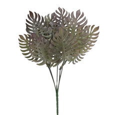 Imagem de BUQUÊ PERMANENTE COSTELA DE ADÃO LAVANDA EM PLÁSTICO MOLDÁVEL 36X12 CM - GRILLO - Grillo Ltda