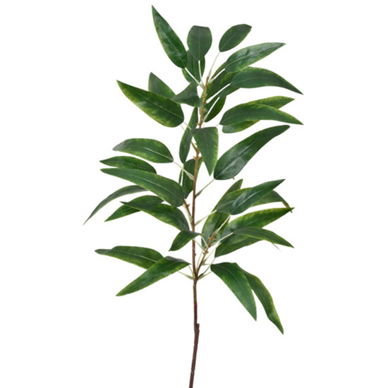 Imagem HASTE DECORATIVA PERMANENTE DE EUCALIPTO VERDE EM PLÁSTICO MOLDÁVEL 93X22 CM - GRILLO