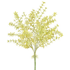 Imagem de BUQUÊ DECORATIVO DE FOLHAS PERMANENTES EM PLÁSTICO MOLDÁVEL VERDE OUTONO 40X12 CM - Grillo Ltda