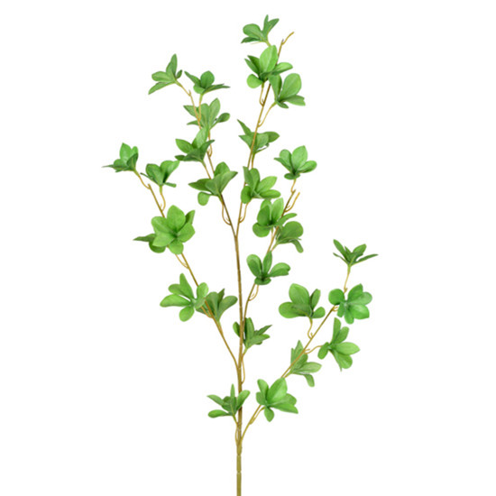 Imagem HASTE DECORATIVA PERMANENTE DE FOLHAS DO CAMPO VERDE EM PLÁSTICO 90X22 CM - GRILLO