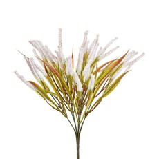 Imagem de BUQUÊ DECORATIVO PERMANENTE DE SEMENTE SILVESTRE CREME EM PLÁSTICO 37X17 CM - GRILLO - Grillo Ltda