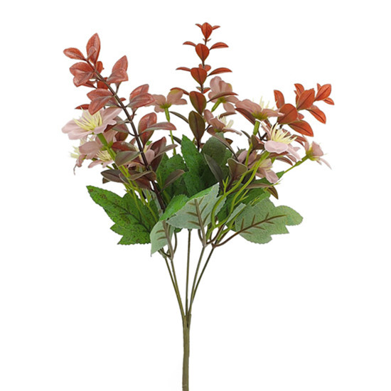 Imagem BUQUÊ PERMANENTE DECORATIVO DE LÍRIO LAVANDA EM PLÁSTICO MOLDÁVEL 38X16 CM - GRILLO