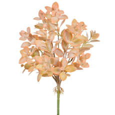 Imagem de BUQUÊ DECORATIVO DE FOLHAS PERMANENTES EM PLÁSTICO MOLDÁVEL ROSA OUTONO 38X14 CM - Grillo Ltda
