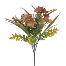 Imagem de BUQUÊ DECORATIVO PERMANENTE DE AMEIXEIRA COR MARROM CAFÉ EM PLÁSTICO 36X17CM GRILLO - Grillo Ltda