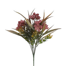 Imagem de BUQUÊ DECORATIVO PERMANENTE DE AMEIXEIRA ROSA ESCURO EM PLÁSTICO 36X17 CM - GRILLO - Grillo Ltda