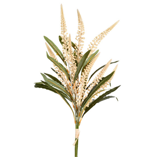 Imagem RAMALHETE DE SEMENTES BEGE PERMANENTE DECORATIVO EM PLÁSTICO 59X18 CM - GRILLO