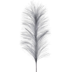 Imagem de HASTE DECORATIVA PAMPAS CINZA EM PLÁSTICO MOLDÁVEL 82X42 CM - GRILLO - Grillo Ltda