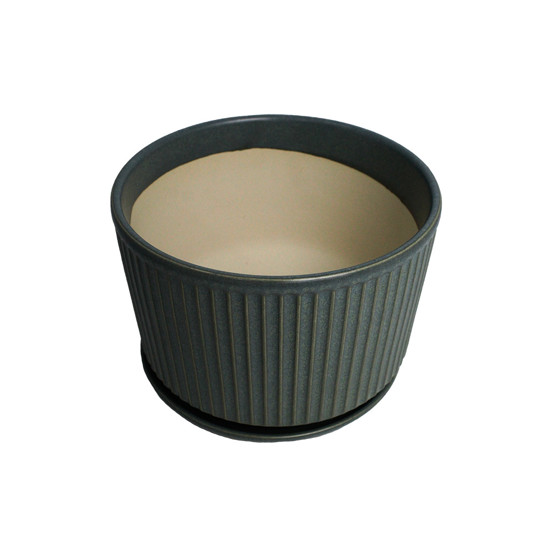 Imagem VASO DECORATIVO EM CERÂMICA VERDE 14X17 CM - GRILLO 968753