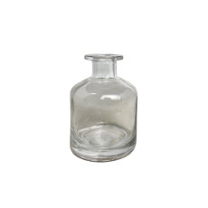 Imagem de VASO DECORATIVO EM VIDRO TRANSPARENTE 11X8 CM - Grillo Ltda